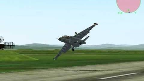 Lock On Flaming Cliffs 2 Su-25T CRASH WIN