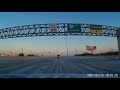 Houston, TX Snow 2021 Driving - Hwy 290 Inbound + Feeder Rd Dashcam Video