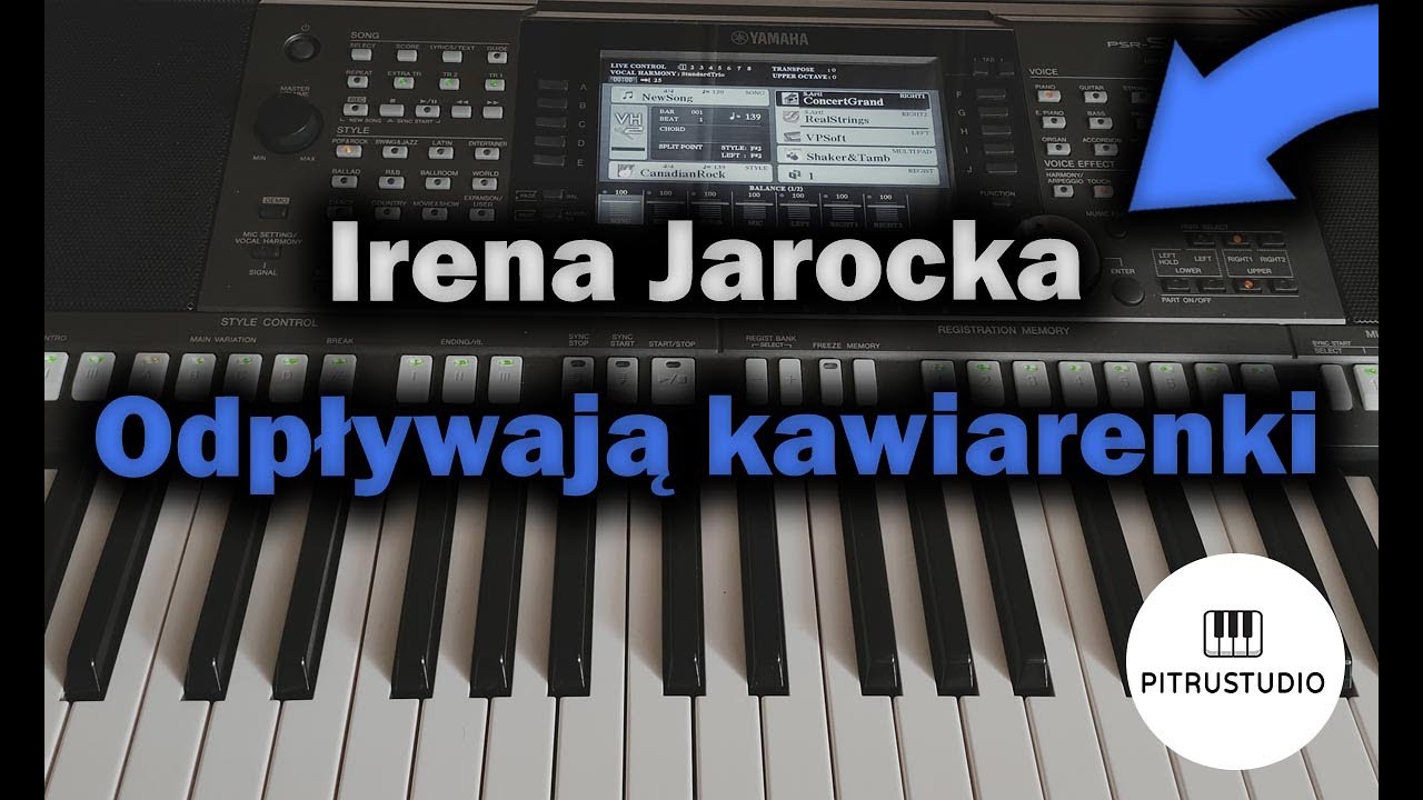 Irena Jarocka - Odpływają kawiarenki (2022) YAMAHA PSR S970