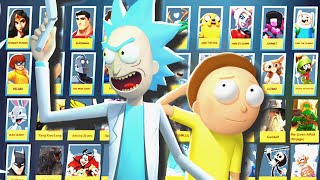 Multiversus - ALL Rick & Morty's Unique Interactions (New Voice Actor) | SEASON 1 (PS5 4k)