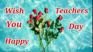 Teacher's Day Whatsapp Status video |wish you Happy Teacher's Day wishes|Teacher's Day status 2020|