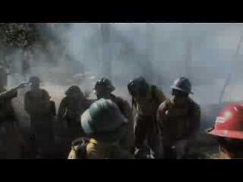 First-hand look as crews fight wildfire near homes