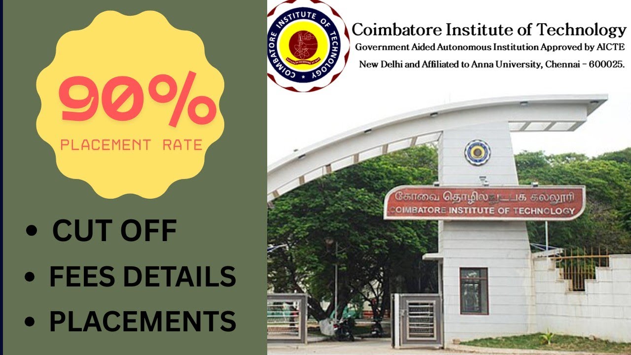 CIT Coimbatore Institute of Technology | Admission | Placement ...