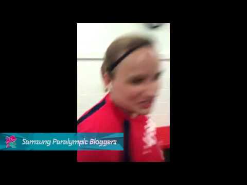 Jen Armbruster - Warm up for USA, Paralympics 2012