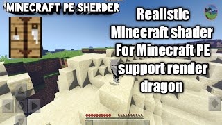 TOP 1 BEST REALISTIC bedrock Minecraft shader 1.18 and 19