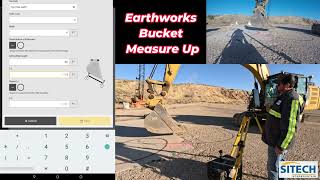 Earthworks Excavator Bucket Measure Up