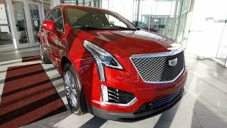 Red 2022 Cadillac XT5 AWD Luxury Review Edmonton AB - Wolfe Cadillac