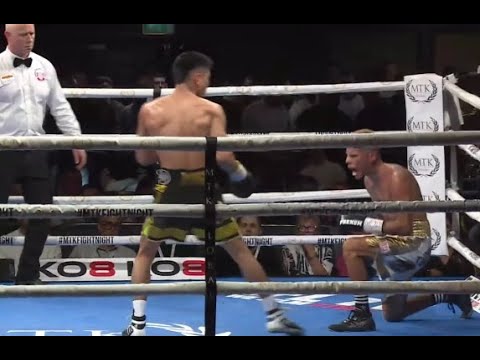 видео: Чемпион WBO из Казахстана встал после нокдауна и нокаутировал «Питбуля» в Лондоне