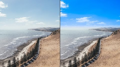 How to Boost a Blue Sky using a Lightroom Graduated Filter
