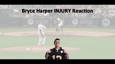 Bryce Harper INJURY, FRACTURED THUMB, HAND by Blake Snell | Fan Reaction, Commentary Audio
