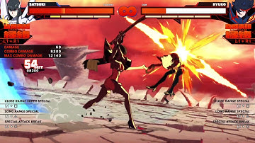 Kill la Kill: IF - Satsuki Kiryuin valor lvl 2 12.1k combo