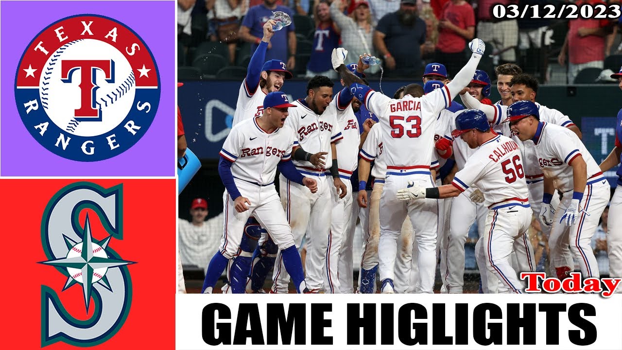 Seattle Mariners vs Texas Rangers HIGHLIGHTS MLB Preseason March 12