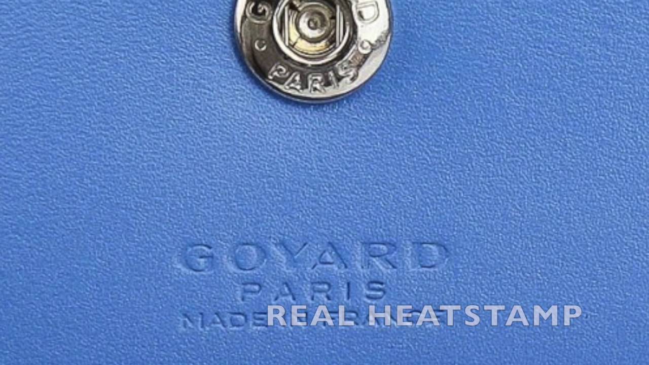 How to spot a fake Goyard bags - YouTube