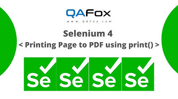 Selenium 4 - Print Page to PDF using print() (New Feature)