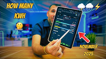 ⚡ How Much Does a Deye 6K Photovoltaic System + 15 kWh Battery Produce? | November 2025 ☀️