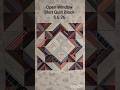 Open Window Shirt Quilt Block, 5.6.26
