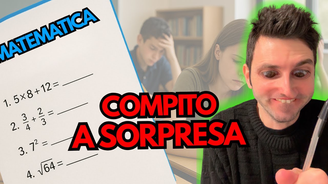 IO a 14 Anni che COPIO alla VERIFICA di MATEMATICA | PRESO IN PIENO