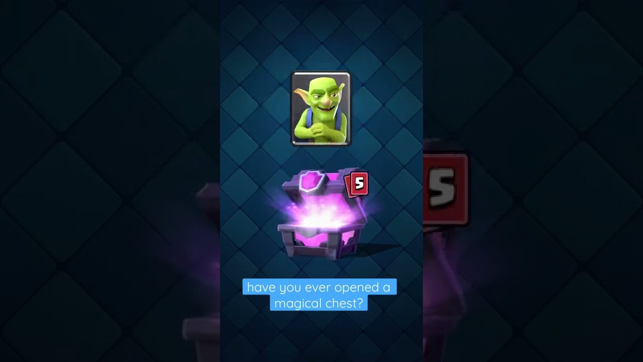 How to open a magical chest with a key in Clash Royale