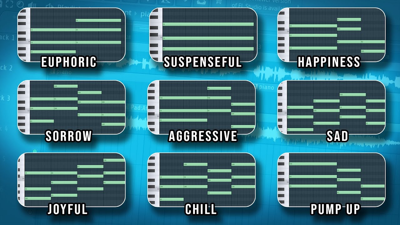 ⁣10 Chord Patterns for 10 Different Emotions