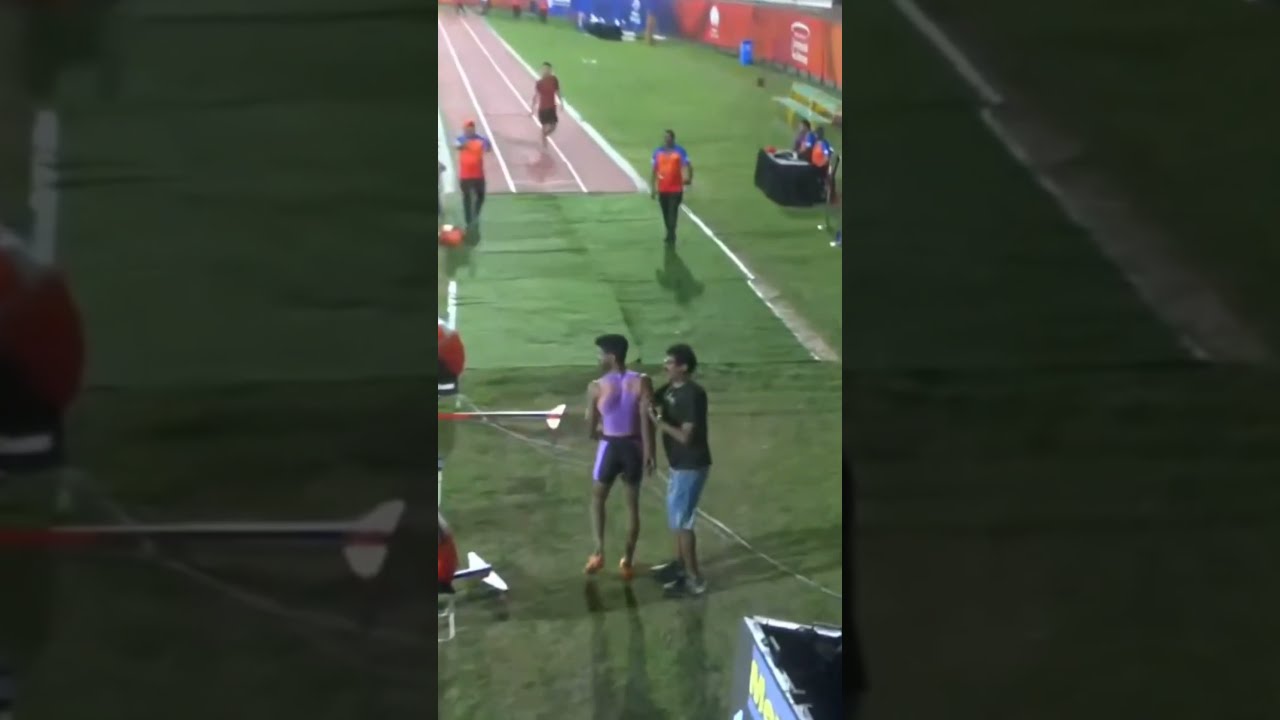Sreeshankar M Jumped 8 13M To Win Men S Long Jump At Indian World Continental Tour Bronze 