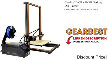 Creality3D CR - 10 3D Desktop DIY Printer - LCD Screen Display