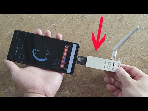 What happens if you plug the USB WiFi Adapter into your phone