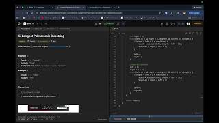 longest Palindromic Substring [LC-5] LeetCode Solution + Code Walkthrough