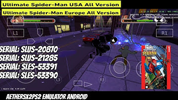 Ultimate Spider-Man 60fps best settings for aethersx2 emulator android + widescreen on lag fix 100%