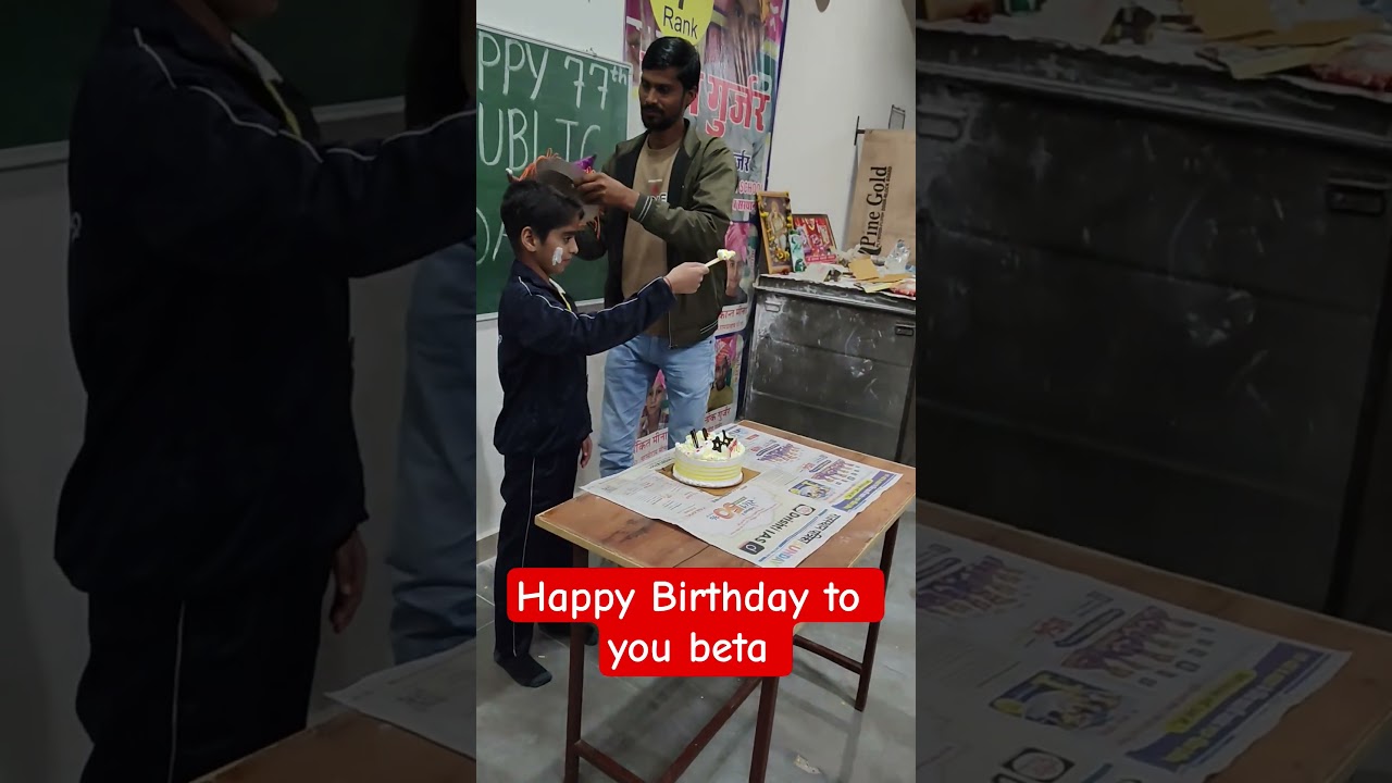 Happy Birthday Greeting Video 🎂✨ Happy Birthday E card | Blue ,Pink and White Happy Birthday wishes