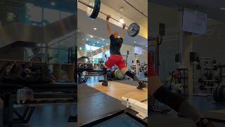 178lb / 81kg clean and jerk - warming up #olympicweightlifting #cleanandjerk #weightlifting #gym
