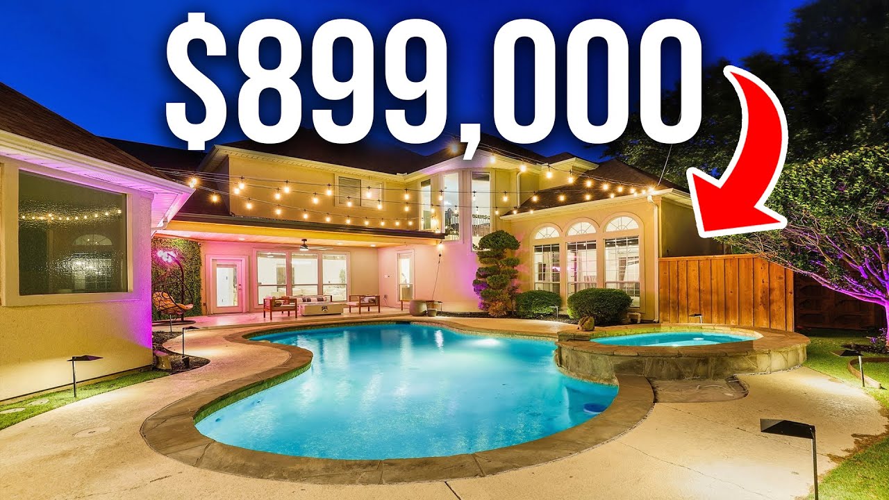What does $899,000 look like in Plano, TX? POOL, MARBLE, 4 Bed 4 Bath | Living in Plano!!