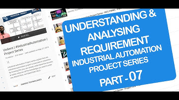 Understanding the Requirement- Industrial Automation Project Series - PLC Training in TAMIL - Part 7