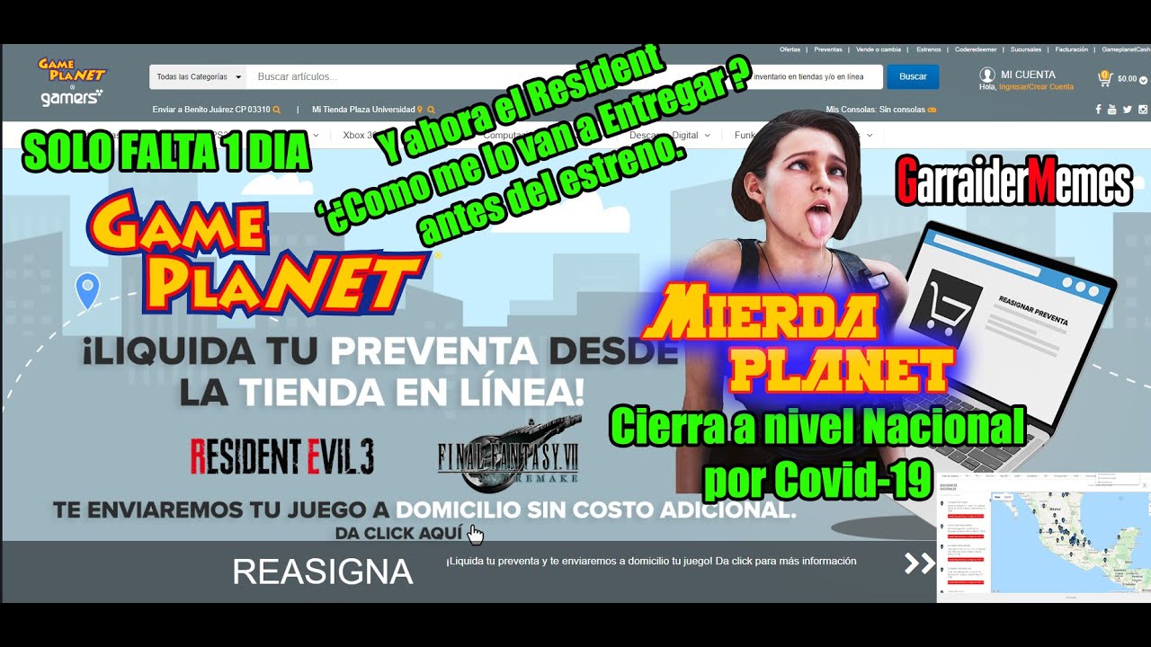 Gameplanet Cierra Todas las tiendas  a nivel Nacional ¿Y ahora los juegos?