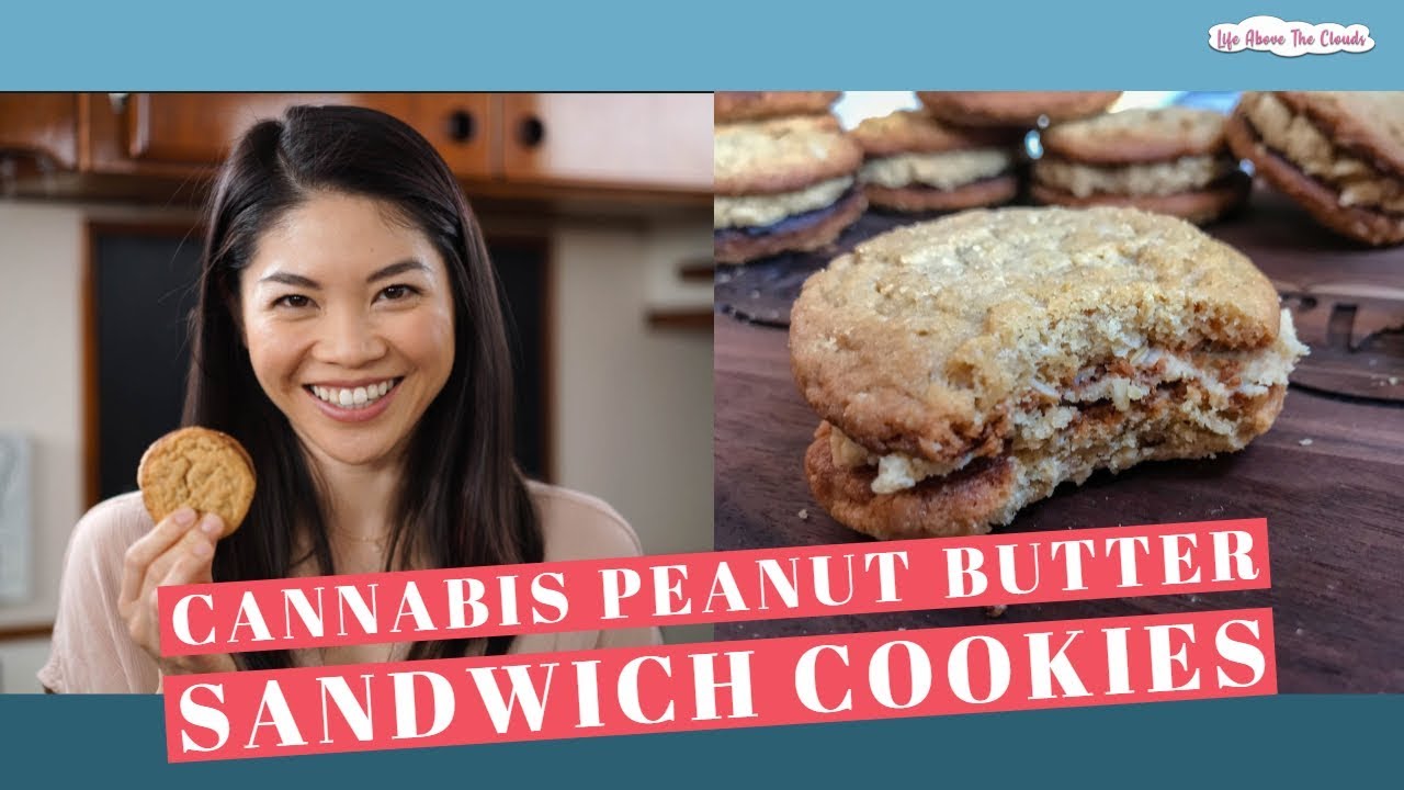 Cannabis Peanut Butter Sandwich Cookies
