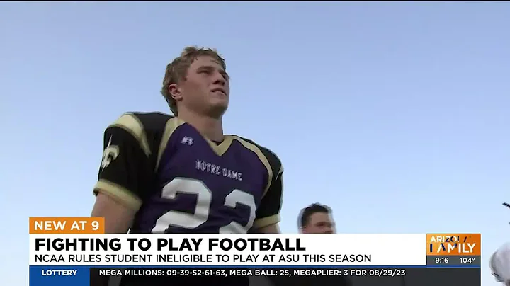 College football athlete fights to have his eligibility overturned