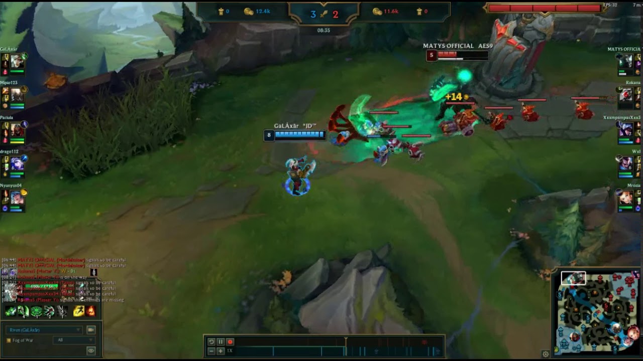 Quick Riven Double cast Combo