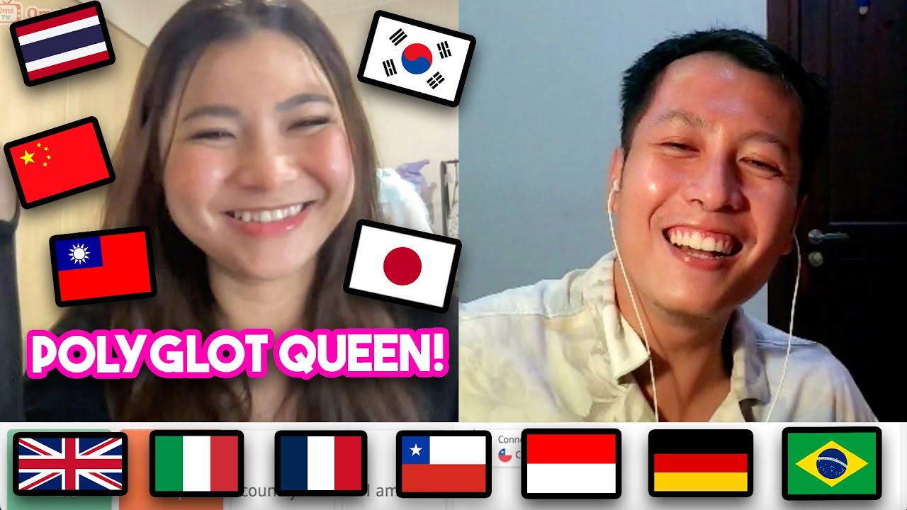 OmeTv и но я встретил Королеву Полиглотов, которая говорит на 7 языках! 🤯