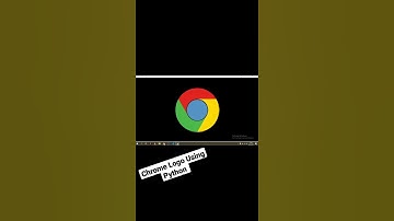 Chrome Logo Design Using Python #shorts #pythongraphics #chromelogo