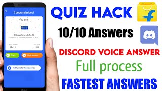 Flipkart Live Quiz Answers hack | How to get Flipkart Live quiz answer through discord | 100% right