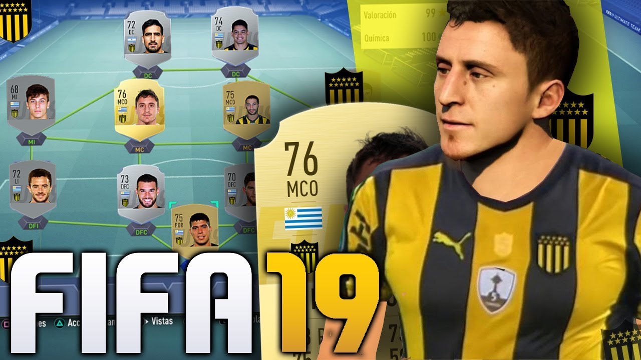 PEÑAROL EN FIFA 19!! Así Seria el XI TITULAR si Peñarol Estuviera En FIFA 19