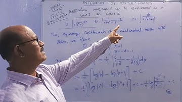 INTEGRATION BY PARTIAL FRACTION: NCERT(Class-12) Exercise-7.5. Question No. 16,20,23.(Continued)