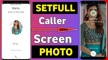 Oppo Ke Mobile Me Call Aane Par Photo Kaise Lagaye | Change incoming call Background Oppo