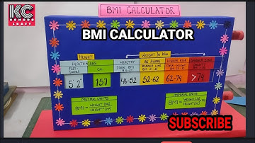 how to make bmi calculator/bmi calculator for exhibition