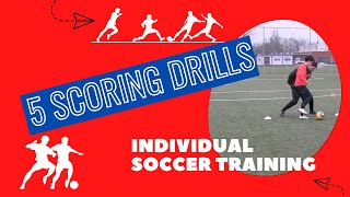 5 Scoring Drills - Individual Soccer Training ⚽️ screenshot 3
