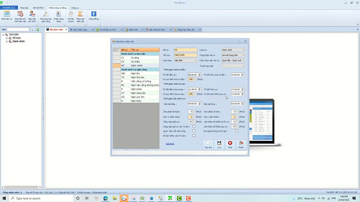Hướng dẫn cài đặt phần mềm chấm công tas-erp năm 2024