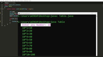 Java program to print Multiplication Table | Learn Coding