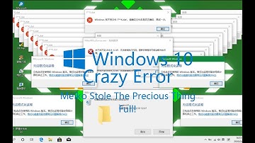 Windows 10 Crazy Error (Full!)