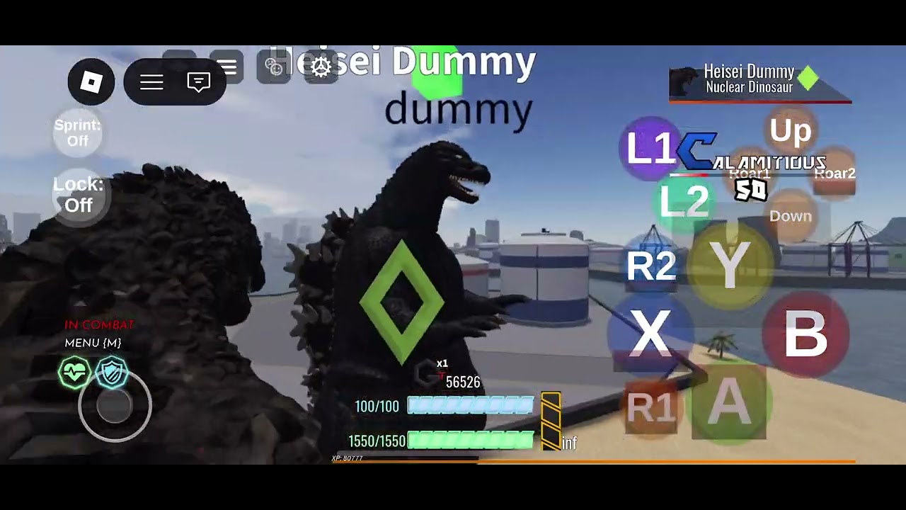  Kajiu Arisen gameplay (minus one)-(mecha Godzilla)-(eva 01)