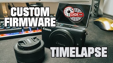 How to hack the Canon EOS M10 and take timelapses / CHDK custom firmware