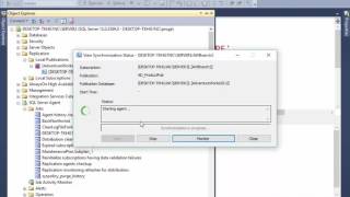 63 Implementing Replication Step2 Create a Subscription Snapshot